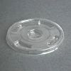 Fiesta Compostable PLA Cold Cup Flat Lids 12oz / 16oz / 20oz (Pack Of 1000)