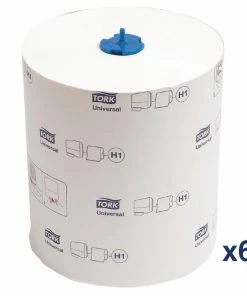 Tork Matic Extra-Long Hand Towel Rolls 1-Ply 280m (Pack Of 6)