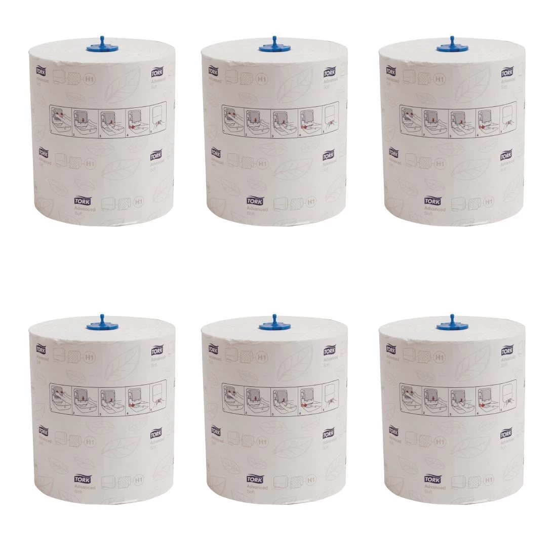 Tork Advanced Hand Towel Rolls 2-Ply 150m (Pack Of 6) - Image 5