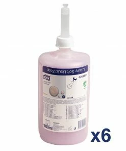 Tork Perfumed Luxury Soft Liquid Hand Soap 1Ltr (6 Pack)