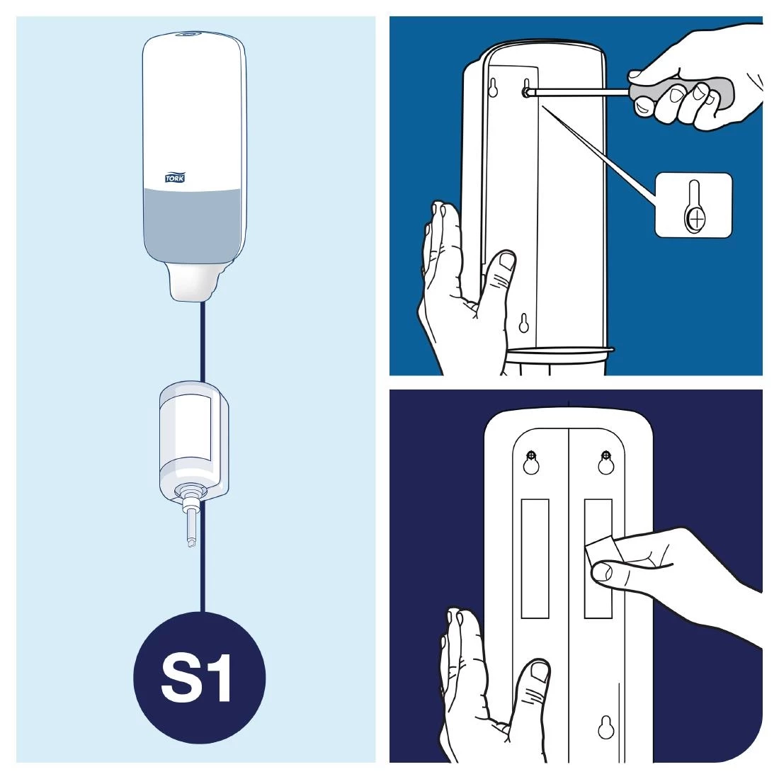Tork Manual Liquid And Spray Soap Dispenser White 1Ltr White - Image 5