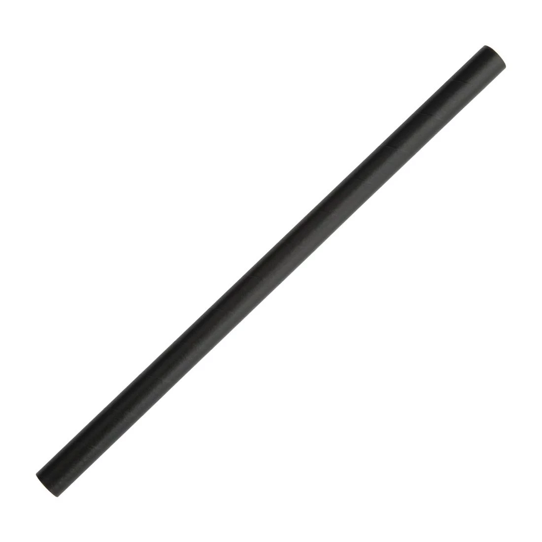 Fiesta Compostable Paper Smoothie Straws Black (Pack Of 250)