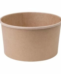 Fiesta Compostable Round Kraft Salad Bowls (Pack Of 300)