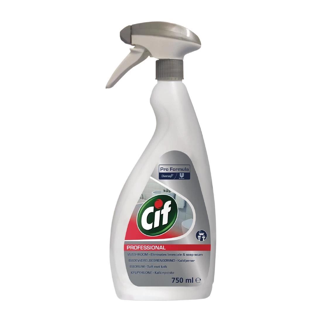 Pro-Formula Cif Pro Formula 2-in-1 Washroom Cleaner And Descaler Ready To Use 750ml