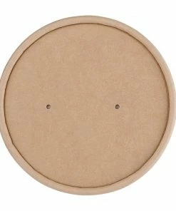 Fiesta Compostable Paper Soup Container Lids 98mm (Pack Of 500)