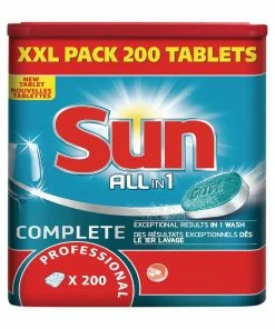 Pro-Formula Sun Professional All-in-One Warewasher Tablets (200 Pack)