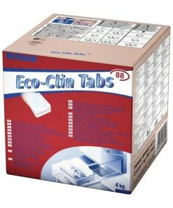 Ecolab Eco-Clin Tabs 88 Three-In-One Dishwasher Tablets (200 Pack)