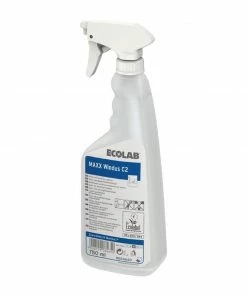 ECOLAB Maxx Windus C2 Toilet Glass & Surface Cleaner (12x750ml)