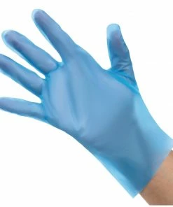 Nisbets Essentials Powder-Free TPE Gloves Blue (Pack Of 200)