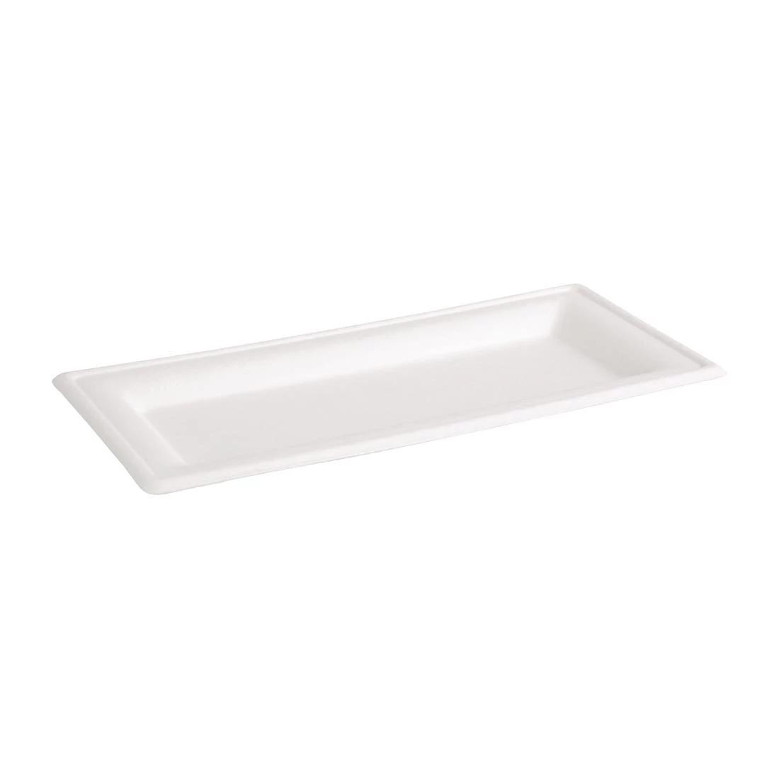 Fiesta Compostable Bagasse Rectangular Plates 258mm (Pack Of 50) - Image 3