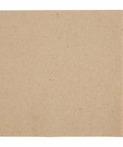 Fiesta Recyclable Recycled Cocktail Napkin Kraft 24x24cm 2ply 1/4 Fold (Pack Of 4000)