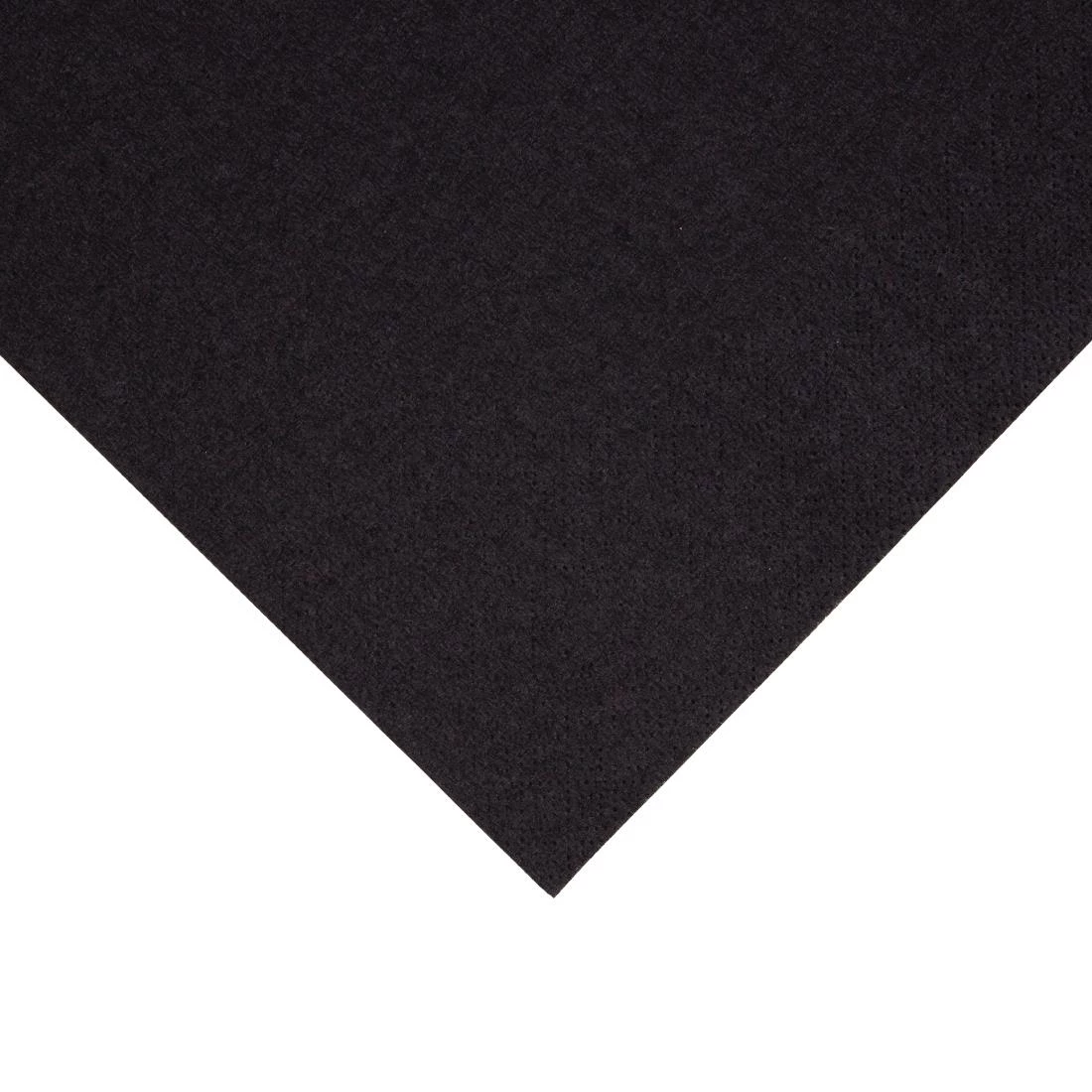 Fiesta Recyclable Lunch Napkin Black 33x33cm 2ply 1/4 Fold (Pack Of 2000) - Image 2