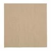 Fiesta Recyclable Recycled Lunch Napkin Kraft 33x33cm 2ply 1/4 Fold (Pack Of 2000)