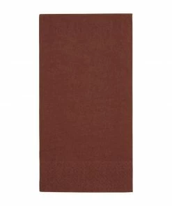 Fiesta Recyclable Dinner Napkin Mocha 40x40cm 2ply 1/8 Fold (Pack Of 2000)