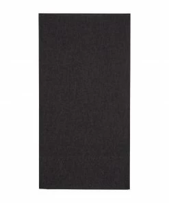 Fiesta Recyclable Dinner Napkin Black 40x40cm 2ply 1/8 Fold (Pack Of 2000)