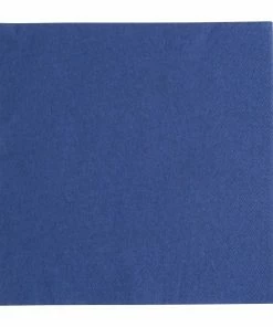 Fiesta Recyclable Dinner Napkin Dark Blue 40x40cm 3ply 1/4 Fold (Pack Of 1000)