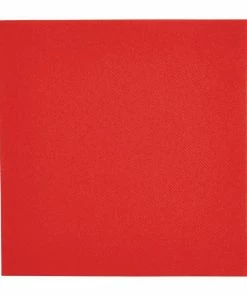 Fiesta Recyclable Premium Tablin Dinner Napkin Red 40x40cm Airlaid 1/4 Fold (Pack Of 500)
