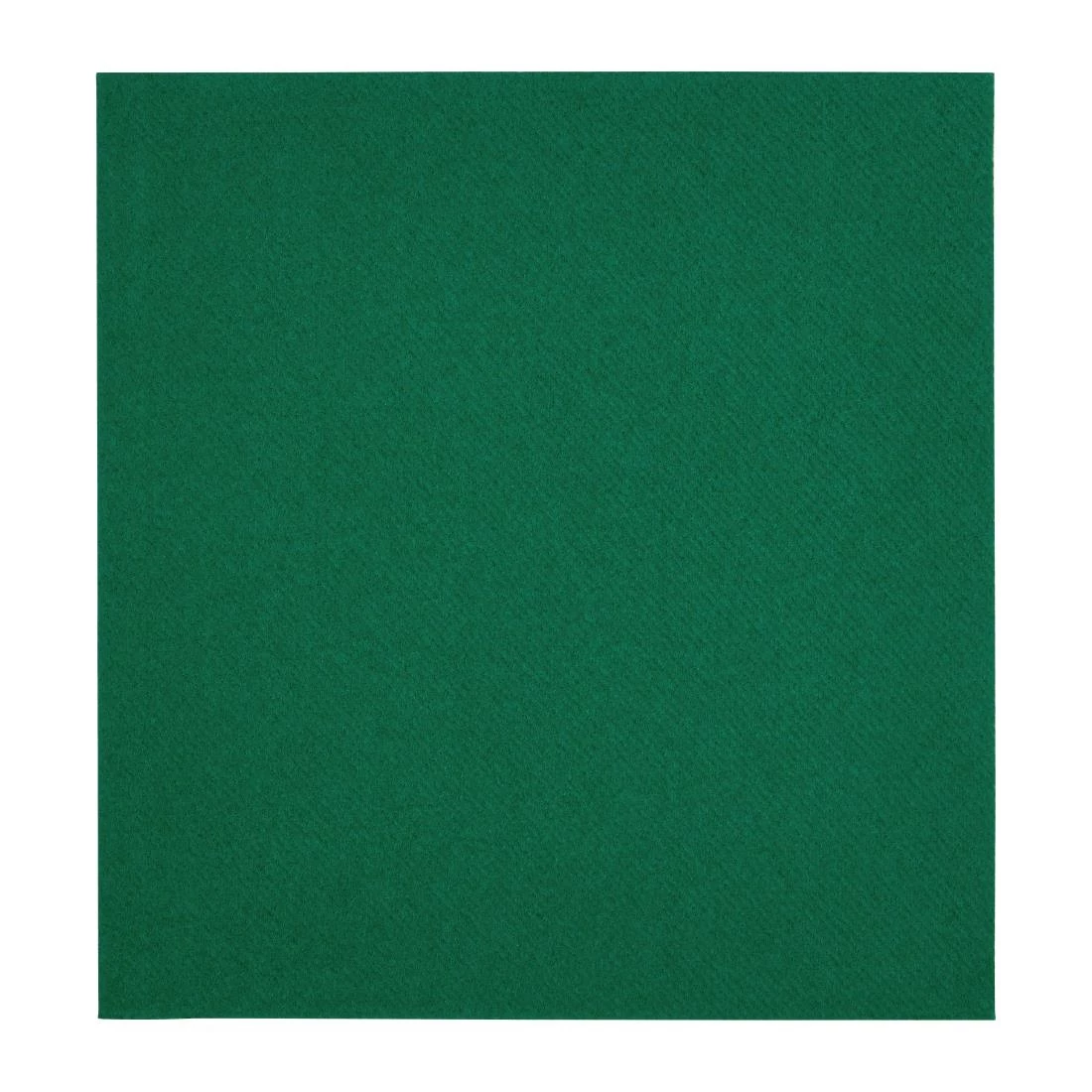Fiesta Recyclable Premium Tablin Dinner Napkin Dark Green 40x40cm Airlaid 1/4 Fold (Pk 500)