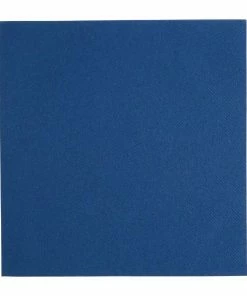 Fiesta Recyclable Premium Tablin Dinner Napkin Dark Blue 40x40cm Airlaid 1/4 Fold (Pk 500)
