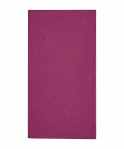 Fiesta Recyclable Premium Tablin Dinner Napkin Plum 40x40cm Airlaid 1/8 Fold (Pack Of 500)