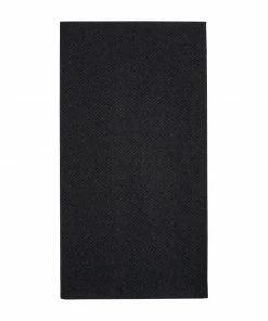 Fiesta Recyclable Premium Tablin Dinner Napkin Black 40x40cm Airlaid 1/8 Fold (Pack Of 500)