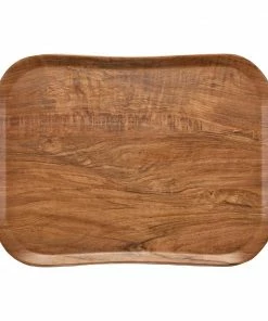 Cambro Versa Tray Wood Grain Brown Olive