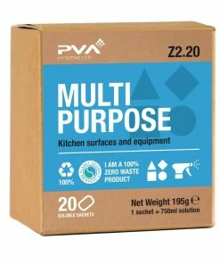 PVA Hygiene Multi-Purpose Cleaner Soluble Sachets For Triggers (20 Sachets)