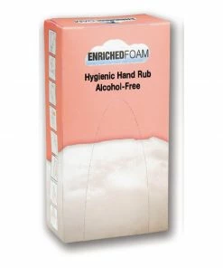 Rubbermaid Manual Unperfumed Foam Alcohol-Free Hand Sanitiser 800ml (6 Pack)