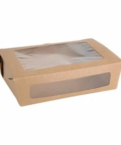 Fiesta Recyclable Salad Box With PET Window