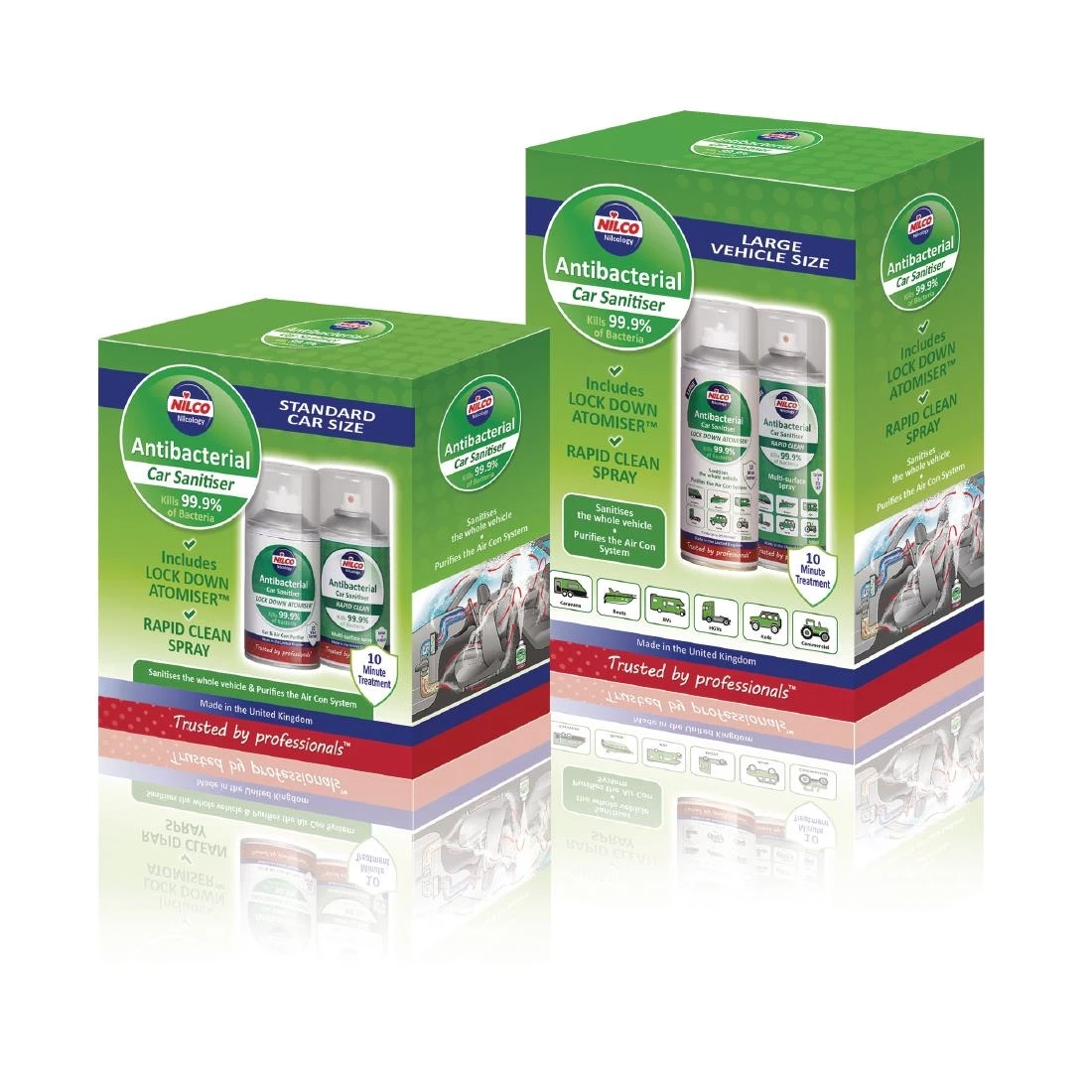 Nilco Antibacterial Large Vehicle Atomiser And Sanitiser Kit - Image 2