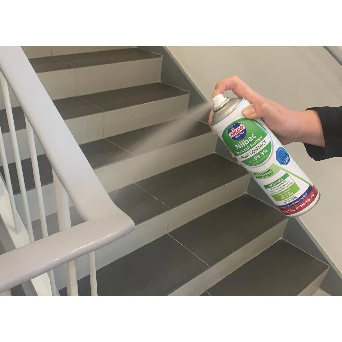 Nilco Dry Touch Sanitiser High Contact 500ml - Image 4