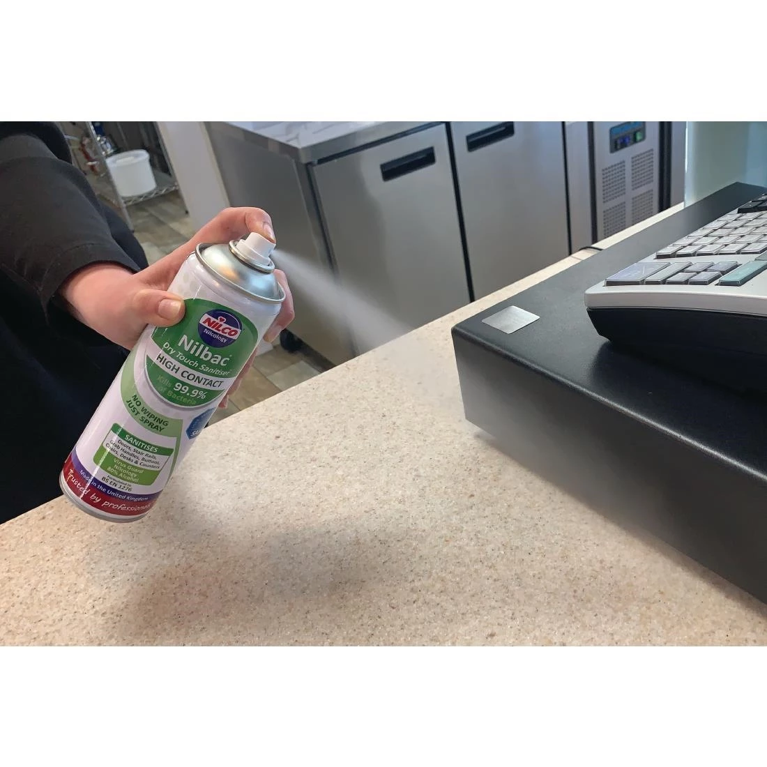 Nilco Dry Touch Sanitiser High Contact 500ml - Image 5