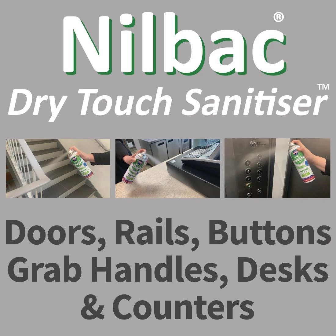 Nilco Dry Touch Sanitiser High Contact 500ml - Image 7