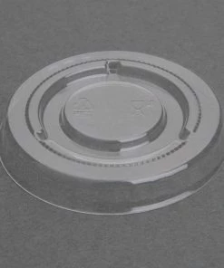 Fiesta Recyclable PET Bagasse Cup Lids Clear (Pack Of 1000)