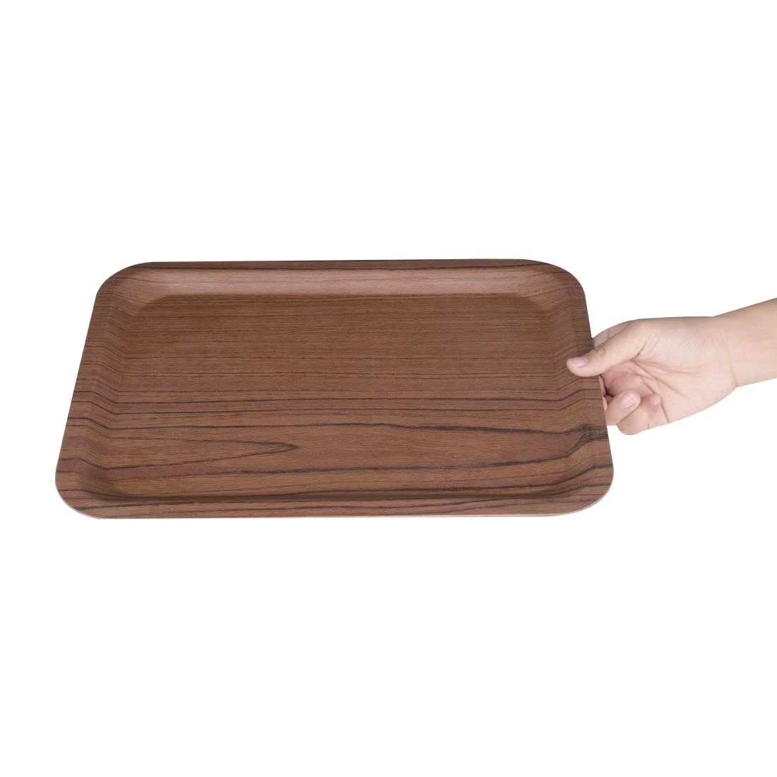 Olympia Veneer Mahogany Tray - Image 3