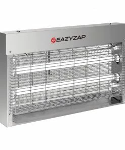 Eazyzap Energy Efficient Stainless Steel LED Fly Killer 100m²