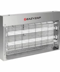 Eazyzap Energy Efficient Stainless Steel LED Fly Killer 150m²