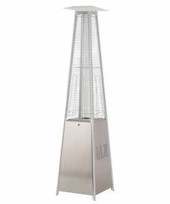 Lifestyle Tahiti II Flame Heater Stainless Steel