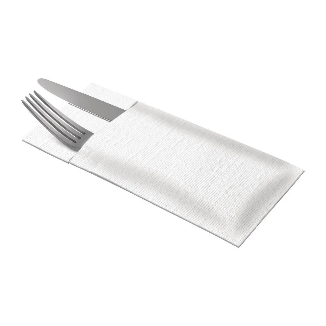 Tork Premium LinStyle Cutlery Napkins White (Pack Of 12 X 50) - Image 3