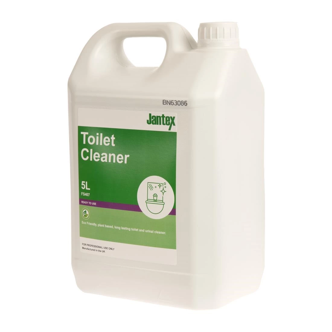 Jantex Green Toilet Cleaner Ready To Use 5Ltr - Image 2