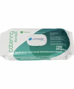 Uniwipe Catering Sanitising Midi-Wipes (Pack 100)