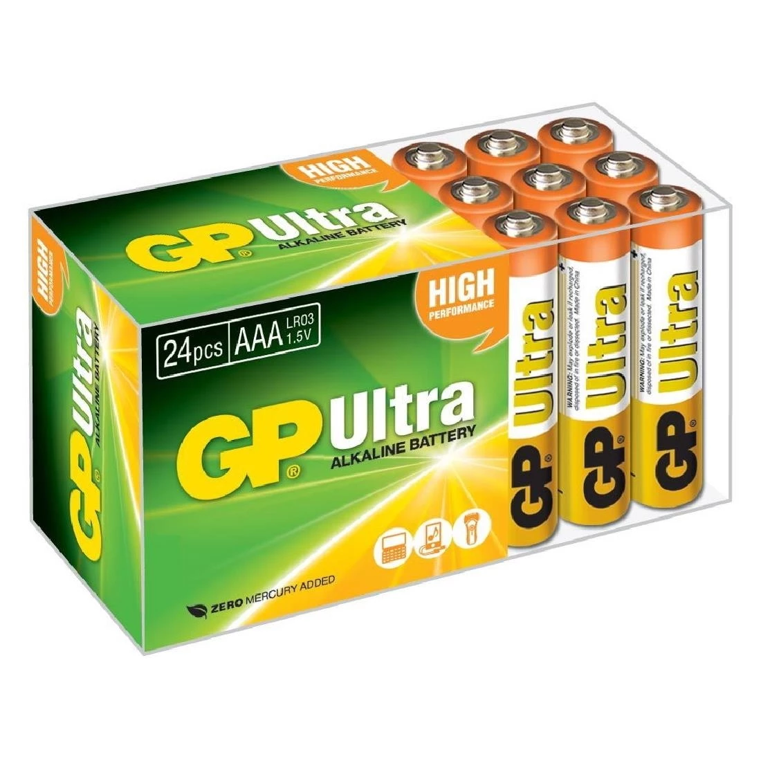GP Ultra Battery AAA (Pack Of 24)