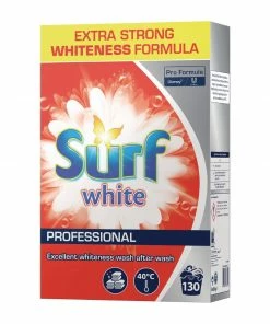 Pro-Formula Surf Pro Formula White 130 Wash Laundry Detergent Powder 8.45kg