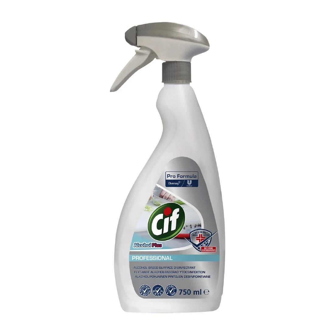 Pro-Formula Cif Pro Formula Alcohol Plus Surface Disinfectant Ready To Use 750ml