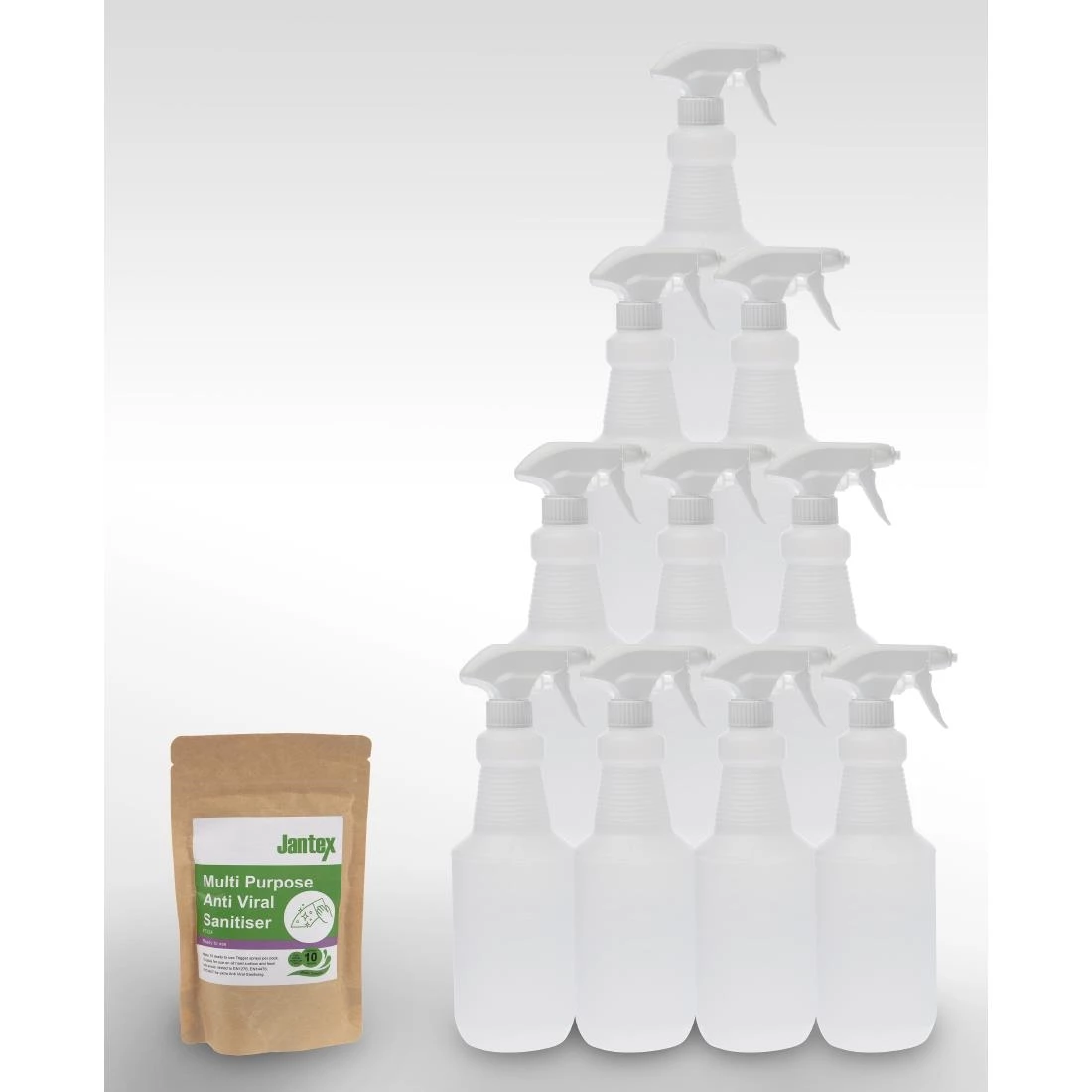 Jantex Green Anti-Viral Cleaner Sachets (Pack Of 10) - Image 8