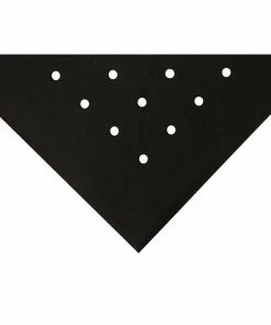 COBA Hygimat Anti-Fatigue Mat Black With Drainage Holes 0.6 X 0.9m