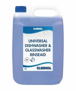 Cleenol Universal Dishwasher And Glasswasher Rinse Aid 5Ltr (2 Pack)