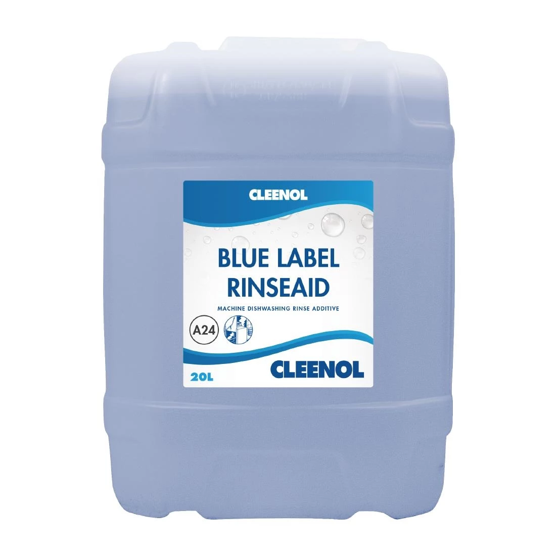 Cleenol Blue Label Dishwasher And Glasswasher Rinse Aid 20Ltr