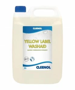 Cleenol Yellow Label Wash Aid Dishwasher Detergent 5Ltr (2 Pack)