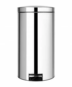 Brabantia Pedal Bin Brilliant Steel 45Ltr